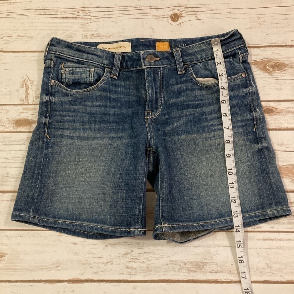 Anthropologie Pilcro and The Letterpress Fit Stet Jean Shorts Size 26 - Picture 7 of 10